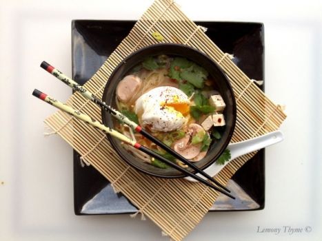 thyme miso lemony poached soup egg jigsaw puzzle solve bookmarked bookmark later