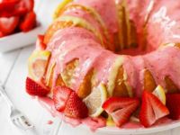 Strawberry Lemonade Bundt Cake