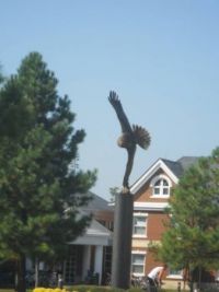 Eagle Statue at CNU