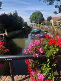 Summertime on a Dutch canal