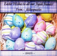 Happy Easter 2023 from your Jigidi Friends kjlikespuzzles