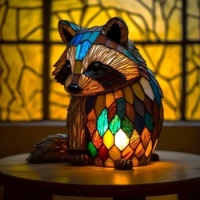 Stained glass lamp