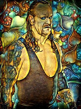 Undertaker Stained glass