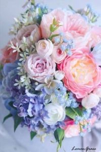 pastel flowers