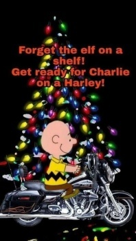 Charlie on a Harley