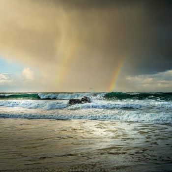 Double Rainbow, Durness, Scotland, UK