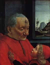 An Old Man and His Grandson - Domenico Ghirlandaio