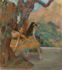 Edgar Degas - (French, 1834 - 1917) - The Ballet Dancers, c. 1877. / Image will go up to 380 pieces, chose your preferred size.