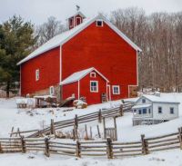 Red Barn in Winter....