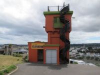 Durrie Hill elevator -Wanganui New Zealand - with lookout on the top
