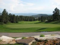 Ridge: golf course in Colorado. 18th hole.