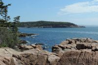 View from the coast of Maine