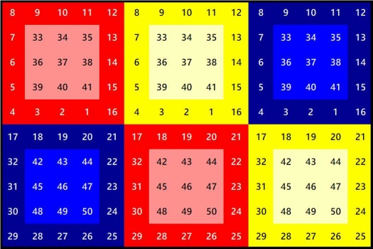 Solve Number 1103 two tones 150 jigsaw puzzle online with 150 pieces