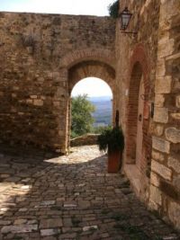 Tuscan village gate