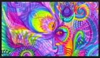 Psychedelic water color