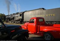 Pere Marquette 2-8-4 at Carland, Michigan, USA