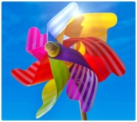 Colourful Toy Windmill