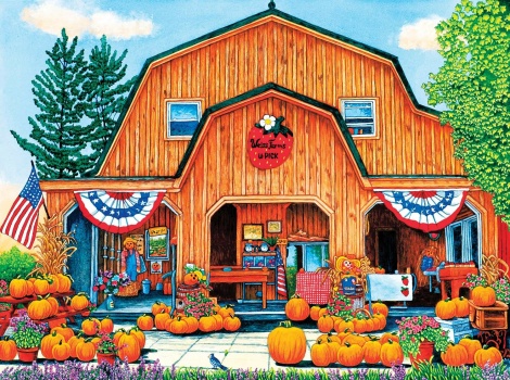 Solve PUZZLE - Farm Pumpkins jigsaw puzzle online with 266 pieces