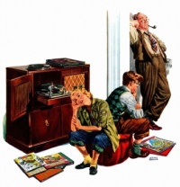 Listening Records - art by A