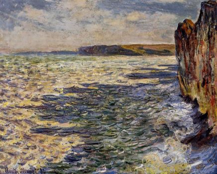 Claude Monet - Waves and Rocks at Pourville, 1882  (Mar17P84)
