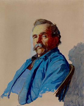 Portrait of Andrew Newell Wyeth, 1923, N. C. Wyeth (1882-1945)
