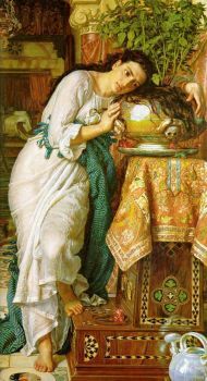 Isabella and the Pot of Basil by William Holman Hunt