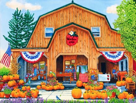 Solve fall harvest jigsaw puzzle online with 48 pieces