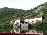 House Reflections on Lake Skadar, Montenegro