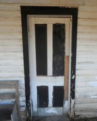 Old farm door in Oklahoma
