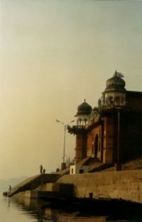 varanassi ghats at dawn