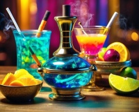 Experience the vibrant energy of a shishabar.