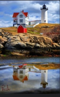 Cape Neddick Lighthouse, York, Maine.