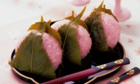 Desserts Around The World - Japan - Sakuramochi