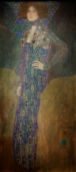 Portrait of Emilie Louise Floge by Gustav Klimt