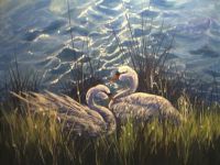 Swans - Yarnell Workshop art project