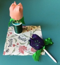 Fabric Tulip Pincushions