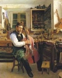 Friedrich Anton Otto Prölss (German, 1855–1934), The Violin Maker (1883)