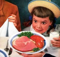 Vintage Ad - Ham Dinner