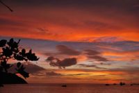 sunset over Kho Lipe, Thailand