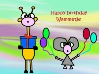 Happy birthday Wammetje