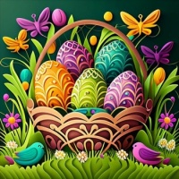 Quilled Easter Eggs