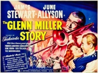 THE GLENN MILLER STORY - 1954 MOVIE POSTER - JAMES STEWART, JUNE ALLYSON