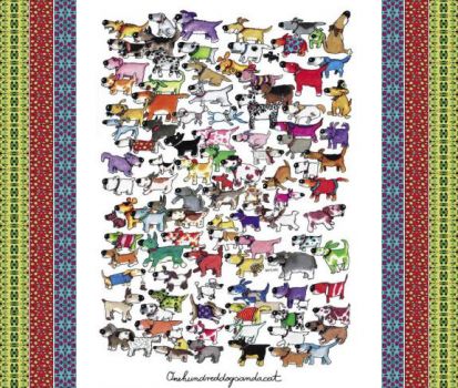 one hundred dogs and a cat puzzle