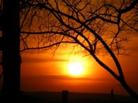 Sunset from the Oasis Restaurant in Austin, Tx