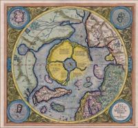 World Map of North Pole - Mercator's 1595