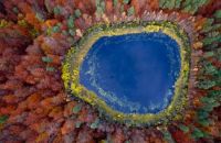 Lake in Pomerania, Poland