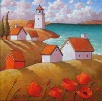 Lighthouse Village by Cathy Horvath Buchannan
