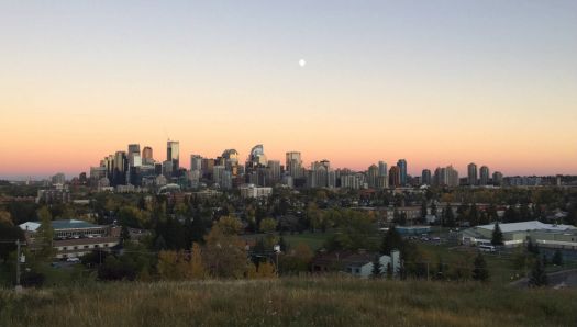 Calgary, Alberta Morning Skyline