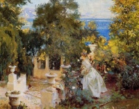 A Garden in Corfu by John Singer Sargent