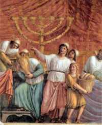 Luigi Ademollo - The Menorah (fresco), 1816